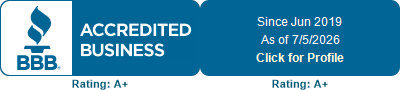 BBB Accredited Business, Rating A+ — click for profile